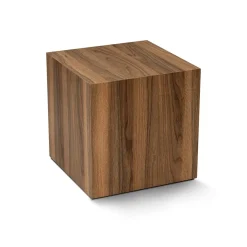 Tavolino da salotto cubico noce 45x45x50h cm - Imogen