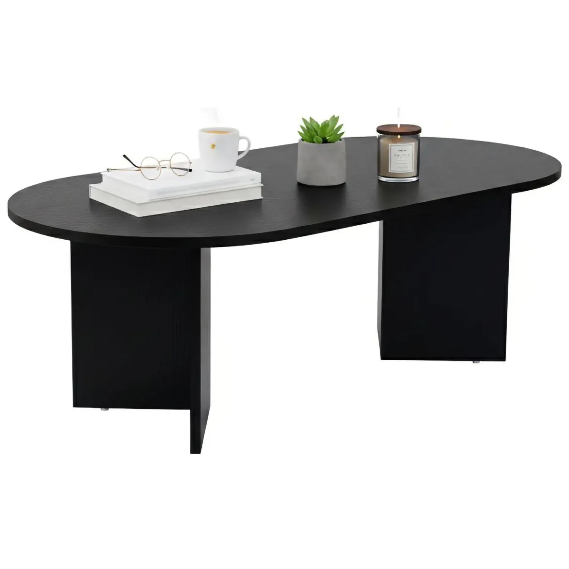 Tavolino da salotto Elain, 119x60 h40 cm, Nero
