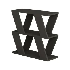 Tavolino da salotto geometrico antracite 60x22x57h cm - Beniamina