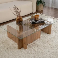 Tavolino da salotto Kallias, 105x65 h30 cm, Pino