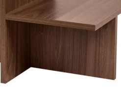 Tavolino da Salotto Marrone Noce Forma Rettangolare Materiale Piano in Legno Nobilitato 80x40x40h cm, Colore Ripiano Marrone - Lomagna