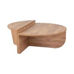 Tavolino da Salotto Marrone Pino Peso Massimo Supportato 15 kg Forma Rettangolare 90x60x35h cm, Sfumatura Colore Ripiano Pino - Mansue