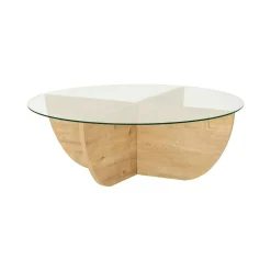 Tavolino da Salotto Marrone Rovere Forma Ovale Materiale Piano in Legno Nobilitato 120x65x40h cm, Colore Ripiano Marrone - Parona