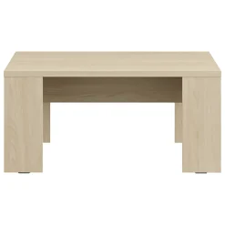 Tavolino da Salotto Marrone Rovere Forma Rettangolare Colore Ripiano Marrone 90x50x43h cm, Sfumatura Colore Struttura Rovere - Riposto