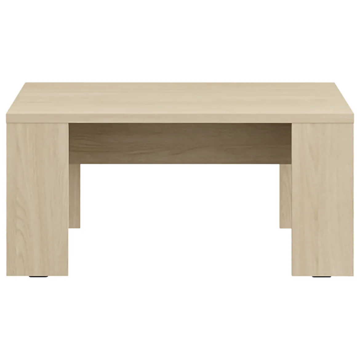 Tavolino da Salotto Marrone Rovere Forma Rettangolare Colore Ripiano Marrone 90x50x43h cm, Sfumatura Colore Struttura Rovere - Riposto