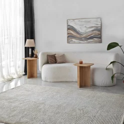 Tavolino da Salotto Marrone Rovere Modulabile Forma Quadrato 40x40x50h cm, Sfumatura Colore Ripiano Rovere - Meduno