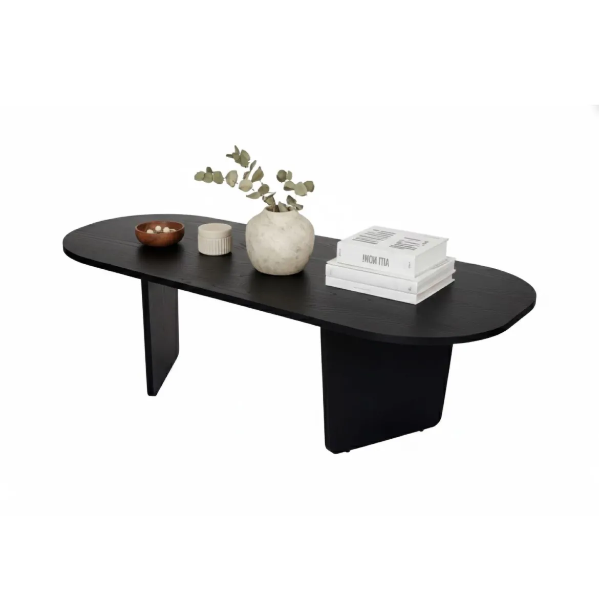 Tavolino da Salotto Nero Forma Quadrata Materiale Piano in Vetro 55x55x36h cm, Colore Ripiano Trasparente - Giacinta