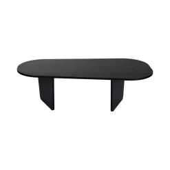 Tavolino da Salotto Nero Forma Quadrata Materiale Piano in Vetro 55x55x36h cm, Colore Ripiano Trasparente - Giacinta
