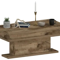 Tavolino da salotto rettangolare acero 100x55x42h cm - Iside