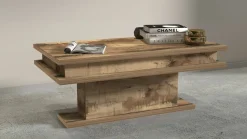 Tavolino da salotto rettangolare acero 100x55x42h cm - Iside
