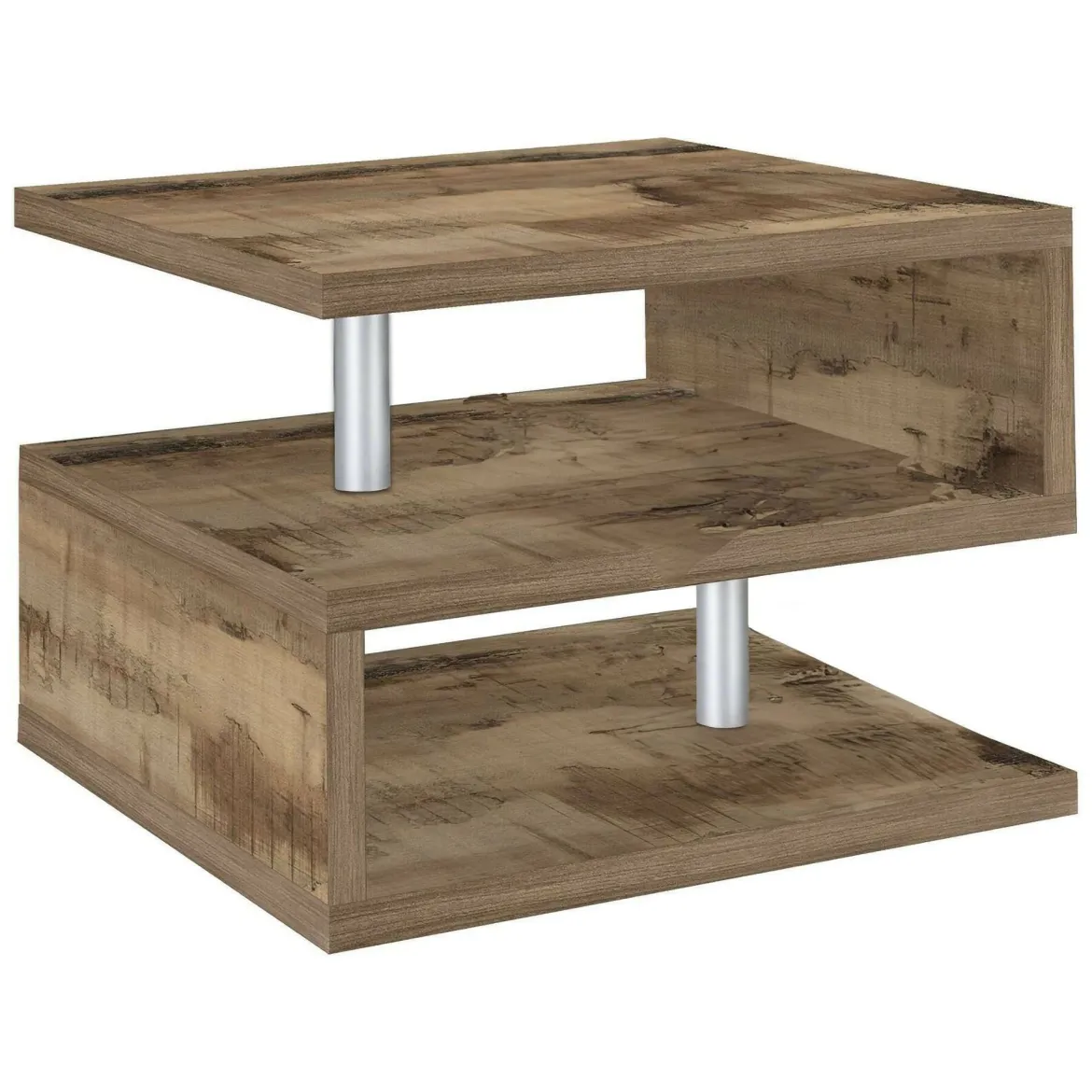 Tavolino da salotto rettangolare acero 55x55x41h cm - Chanthu