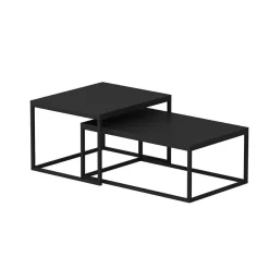 Tavolino da salotto rettangolare noce 35x40x65h cm - Tembin