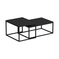 Tavolino da salotto rettangolare noce 35x40x65h cm - Tembin
