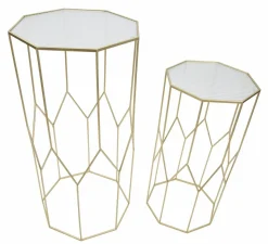 Tavolino da salotto rettangolare quercia 100x59x44h cm - Alfonsa