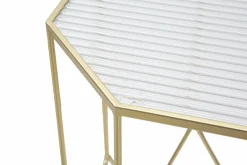 Tavolino da salotto rettangolare quercia 100x59x44h cm - Alfonsa