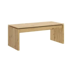 Tavolino da salotto rettangolare rovere nodi 105x45x55h cm - Aspra
