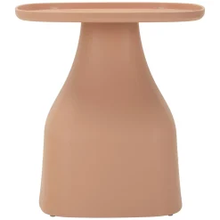 Tavolino da Salotto Rosa Adatto per Indoor/outdoor Angoli Arrotondati Forma Quadrato 48x48x50h cm, Colore Ripiano Rosa - Matata
