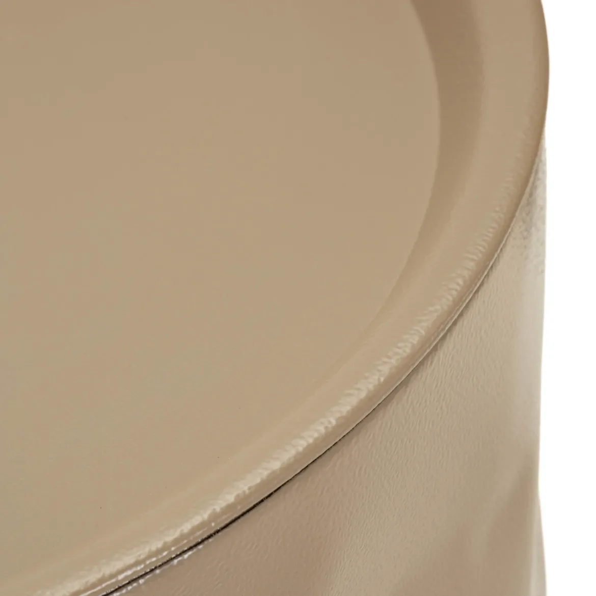 Tavolino da Salotto Rosso Marrone set da 2 Forma Rotondo 34x66x66h cm, Colore Ripiano Rosso - Ganovama