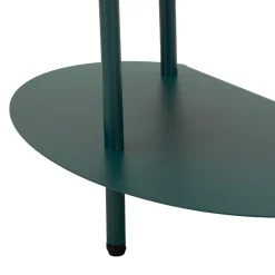 Tavolino da Salotto Verde 3 Ripiani 3 Ripiani 9x31x54h cm, 2 Vani - Ganale