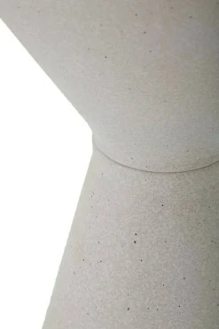 Tavolino salotto conico bianco 44x44x63h cm - Daunia