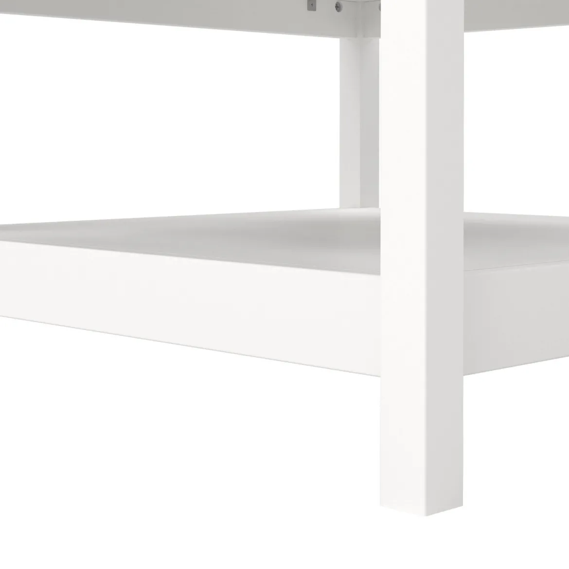 Tavolino salotto quadrato bianco 81x81x45h cm - Casato