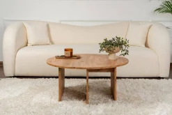 Tavolino salotto quadrato pino 90x90x41h cm - Tairn