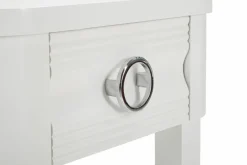 Tavolino salotto rettangolare bianco 55x55x41h cm - Chanthu