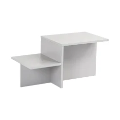 Tavolino salotto rettangolare grigio 80x40x40h cm - Varian