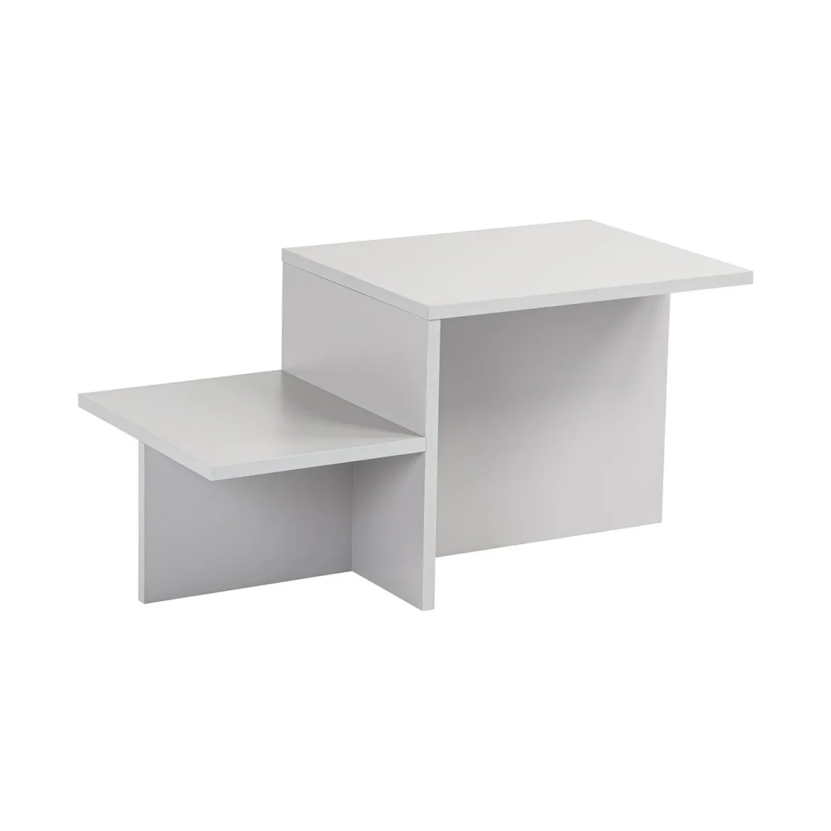 Tavolino salotto rettangolare grigio 80x40x40h cm - Varian