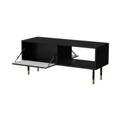 Tavolino salotto rettangolare noce 85x60x40h cm - Aprica