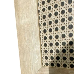 Tavolino salotto rettangolare quercia e antracite 30x40x57h cm - Orione