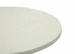 Tavolino salotto rotondo argento 37x37x58h cm - Calepio