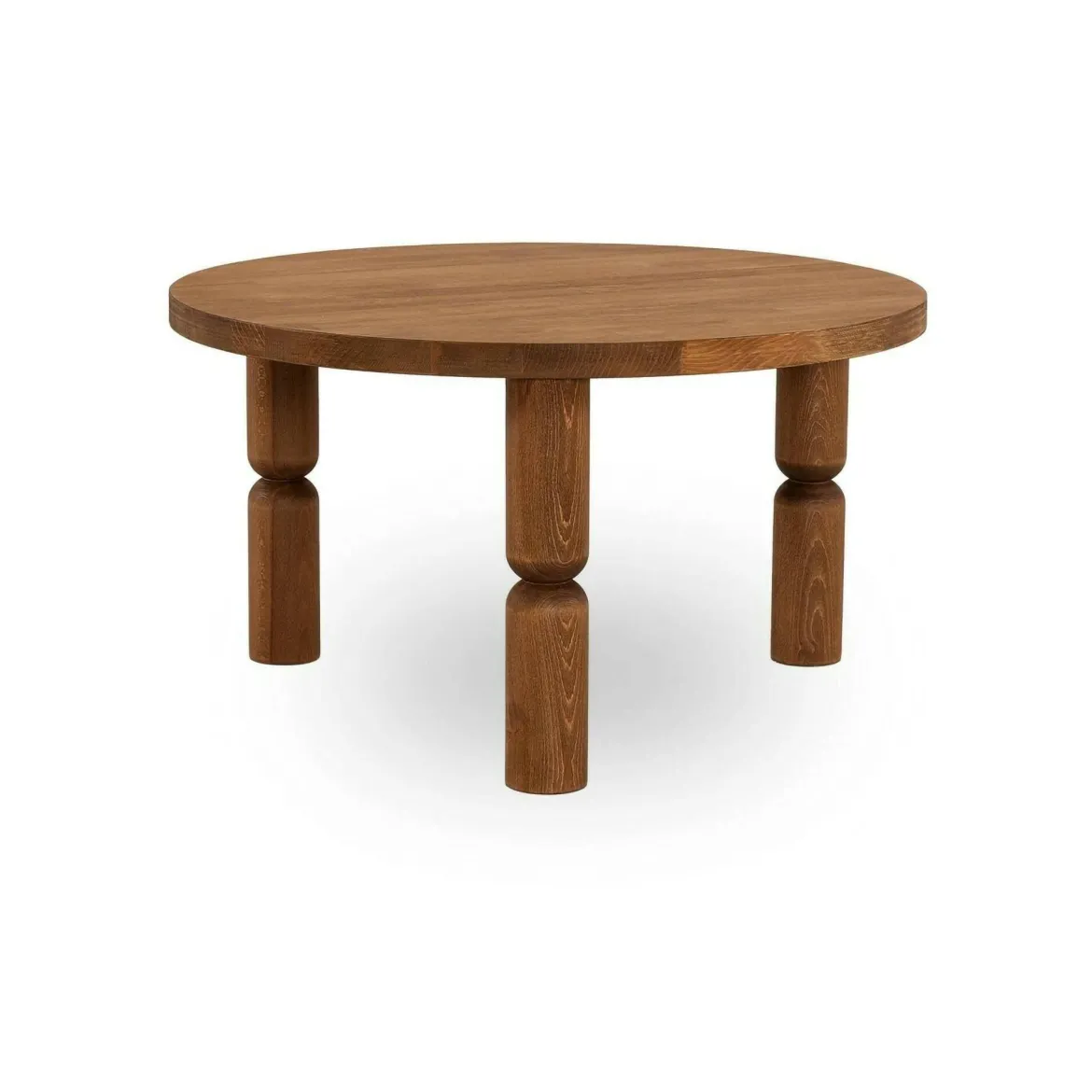 Tavolino salotto rotondo quercia 70x70x40h cm - Victorien