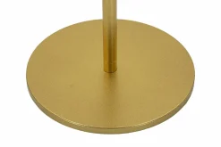 Tavolino soggiorno alto circolare oro 51x51x100h cm - Argile