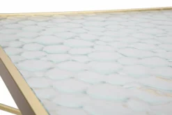 Tavolino soggiorno quadrato quercia 72x72x40h cm - Pieve