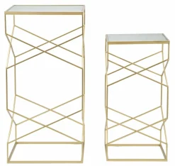 Tavolino soggiorno quadrato quercia 72x72x40h cm - Pieve