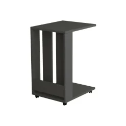 Tavolino soggiorno rettangolare antracite 60x20x60h cm - Fabrizia