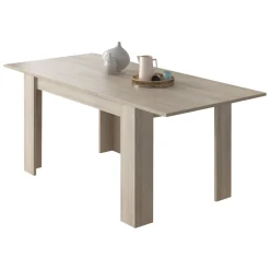 Tavolo Allungabile Marrone Olmo Allungabile Meccanismo Estensione Allunga Centrale 200x90x75h cm, Lunghezza Massima 200 cm - Marene