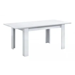 Tavolo allungabile 6-8 posti 140/190x90cm bianco - Abudula