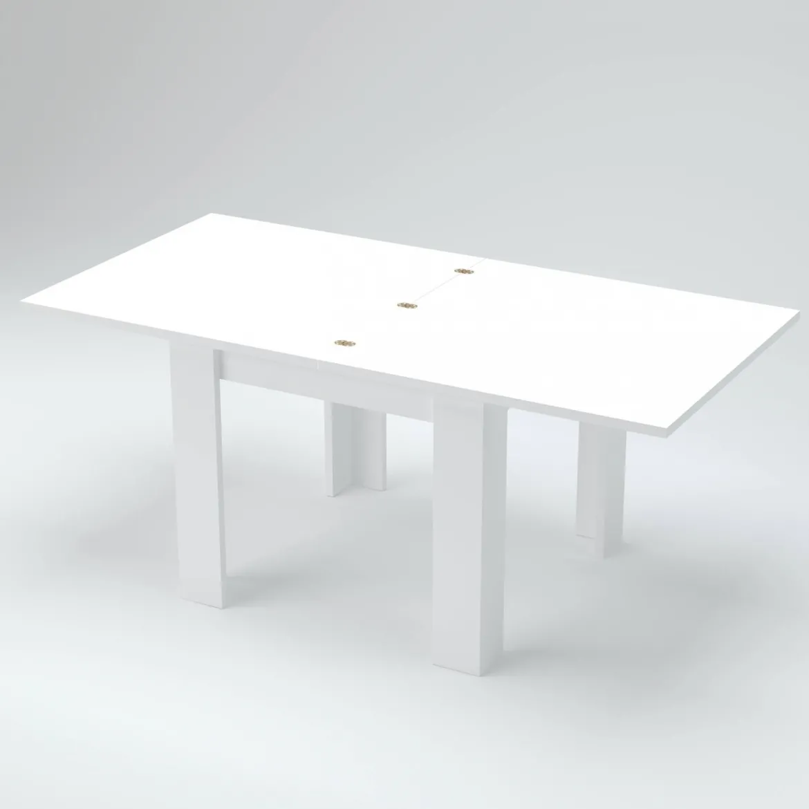 Tavolo allungabile 6-8 posti 90x90cm bianco anticato - Airin
