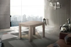 Tavolo allungabile 6-8 posti 90x90cm rovere - Airin
