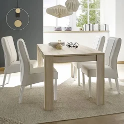 Tavolo allungabile 8-10 posti 140/190x90cm ardesia - Arizon