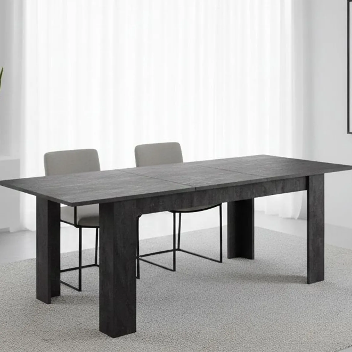 Tavolo allungabile 8-10 posti 160/220x88cm rovere - Artino