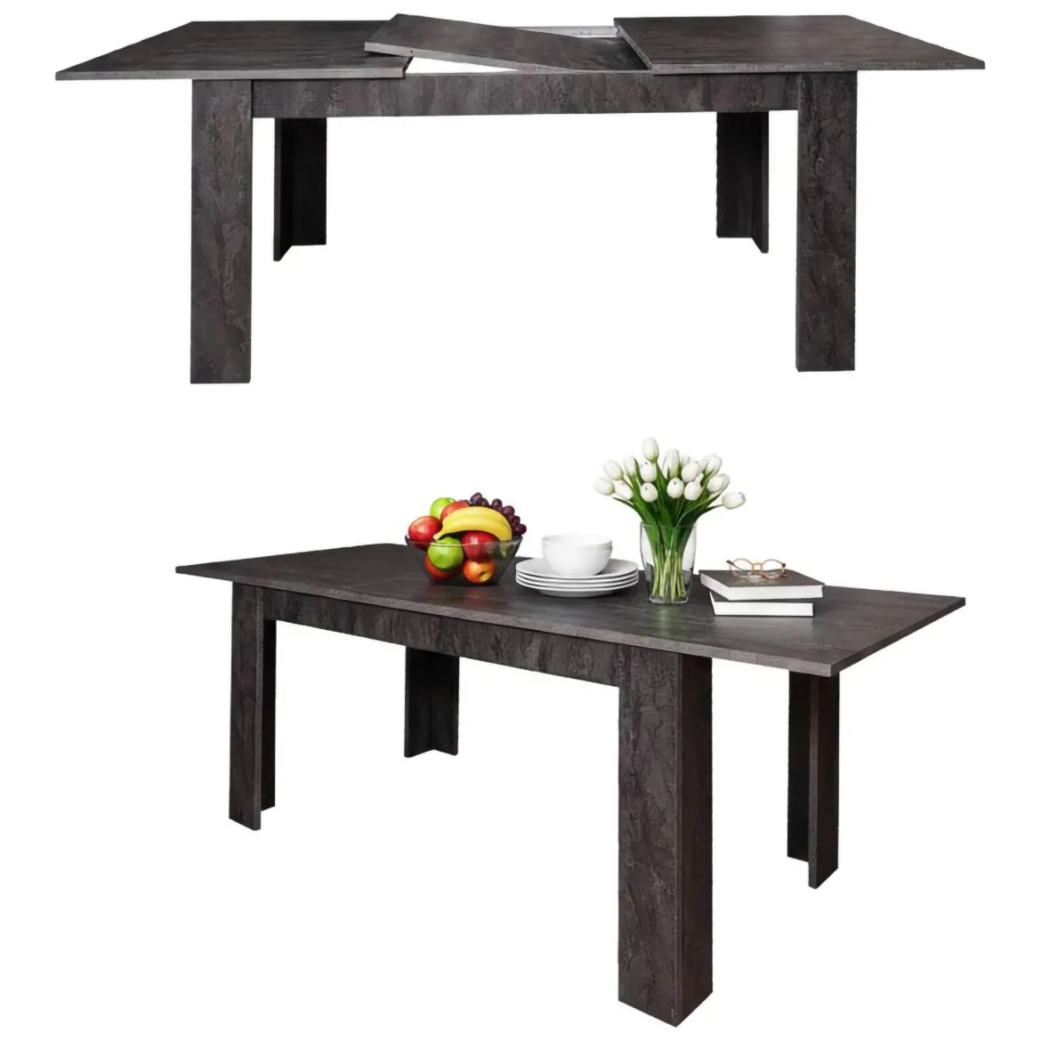 Tavolo allungabile 8-10 posti 160/220x88cm rovere - Artino