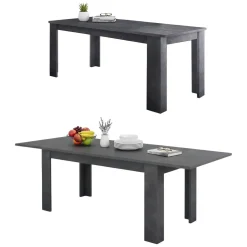 Tavolo allungabile 8-12 posti 160/210x90cm bianco anticato -Agenore