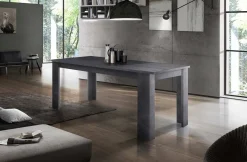 Tavolo allungabile 8-12 posti 160/210x90cm bianco anticato -Agenore