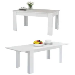 Tavolo allungabile 8-12 posti 160/210x90cm cemento - Agenore