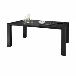 Tavolo da esterno allungabile 6-8 posti 90/160x98cm tortora - Langsa