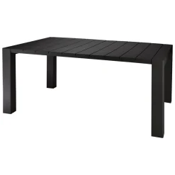 Tavolo da esterno allungabile 6-8 posti 90/160x98cm antracite - Langsa