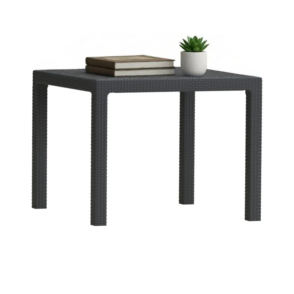 Tavolo da esterno 4 posti 95x95cm antracite - Terrace